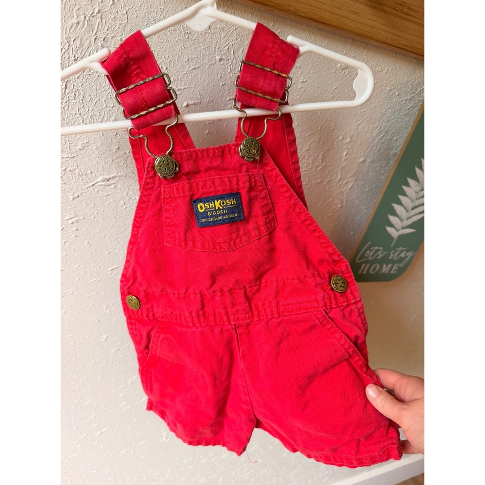 Vintage Red OshKosh B'Gosh Overalls